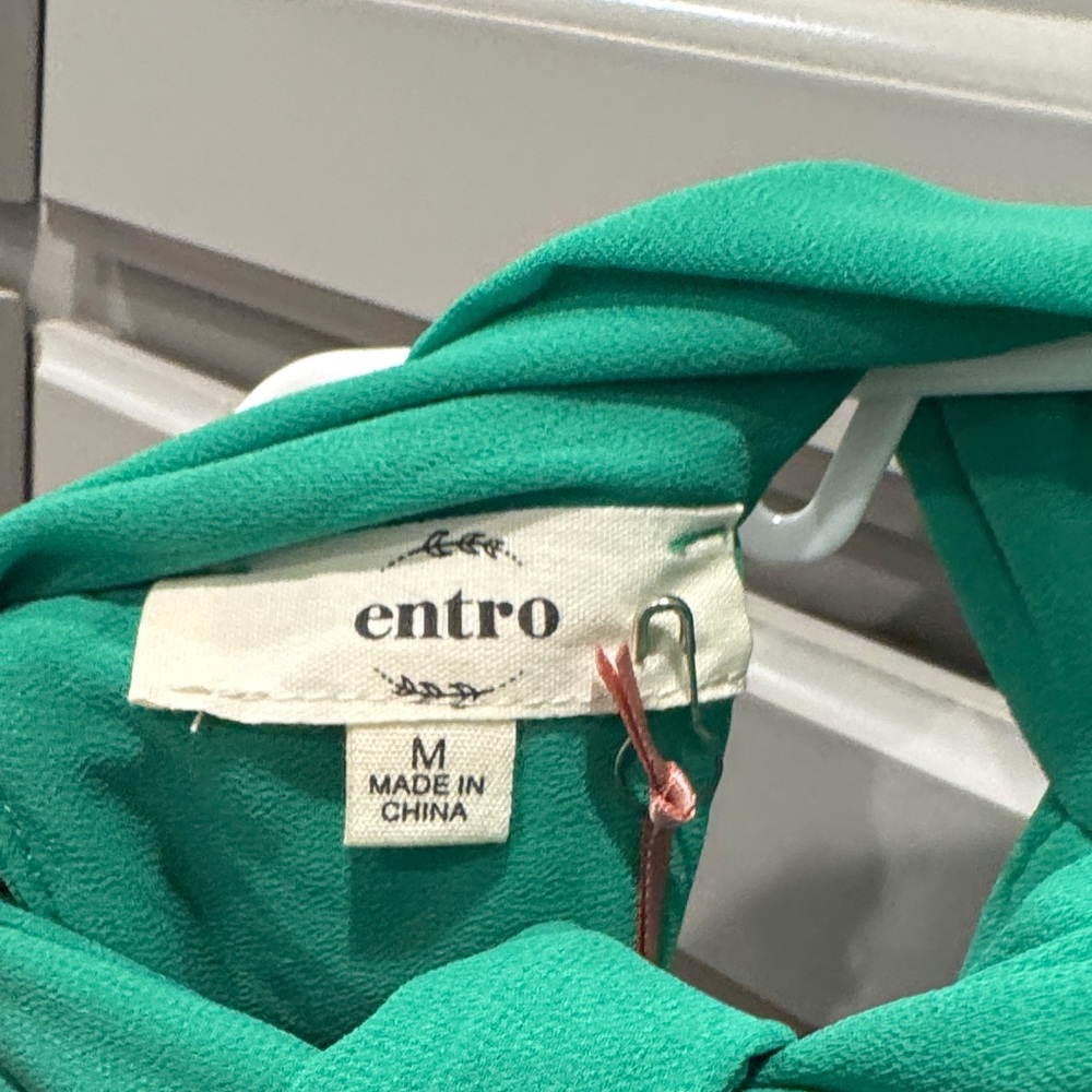 Entro Green Sleeveless Jumpsuit - Picture 5 of 6